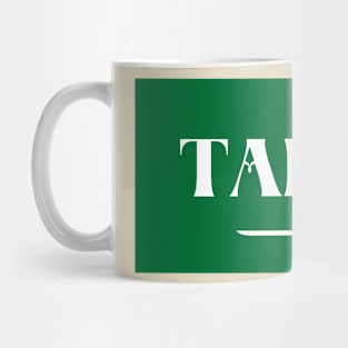 Tabuk City in Saudi Arabian Flag Mug